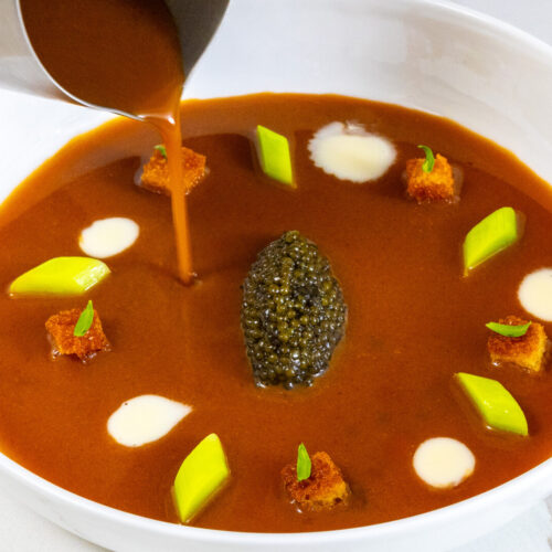 The French Laundry's "Shrimp Bisque"